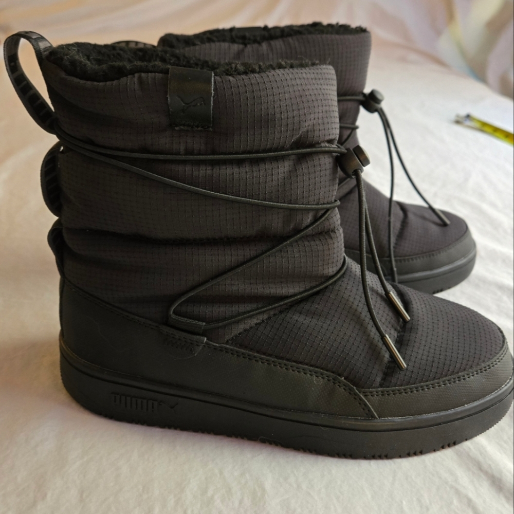 Puma Snowbae Women's Waterproof Winter Boots Black 8